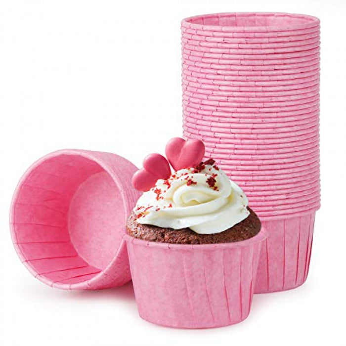 Paper Baking Cups - Grease Resistant, Oven & Freezer Safe | For 60 grams bake