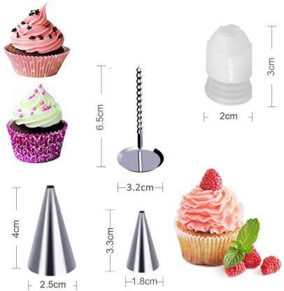 Esslly Set of 52 Steel Nozzles | Icing Tips for Decoration