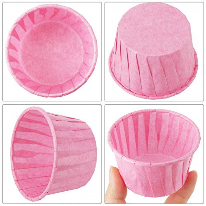 Paper Baking Cups - Grease Resistant, Oven & Freezer Safe | For 60 grams bake