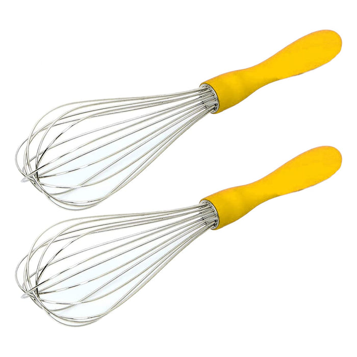 Esslly Cake Whisk | Non-Stick & Lightweight Kitchen Whisk with Silicone Handle