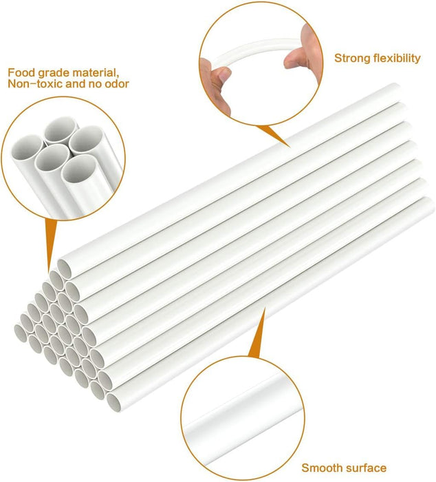 Esslly Plastic Dowel Rods for Tiered Cake Construction | Pack of 4