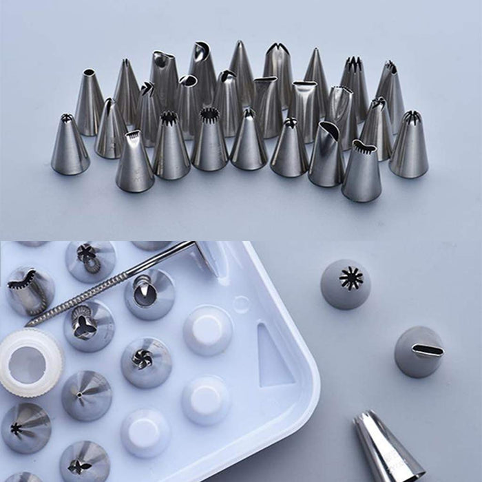 Esslly Set of 52 Steel Nozzles | Icing Tips for Decoration