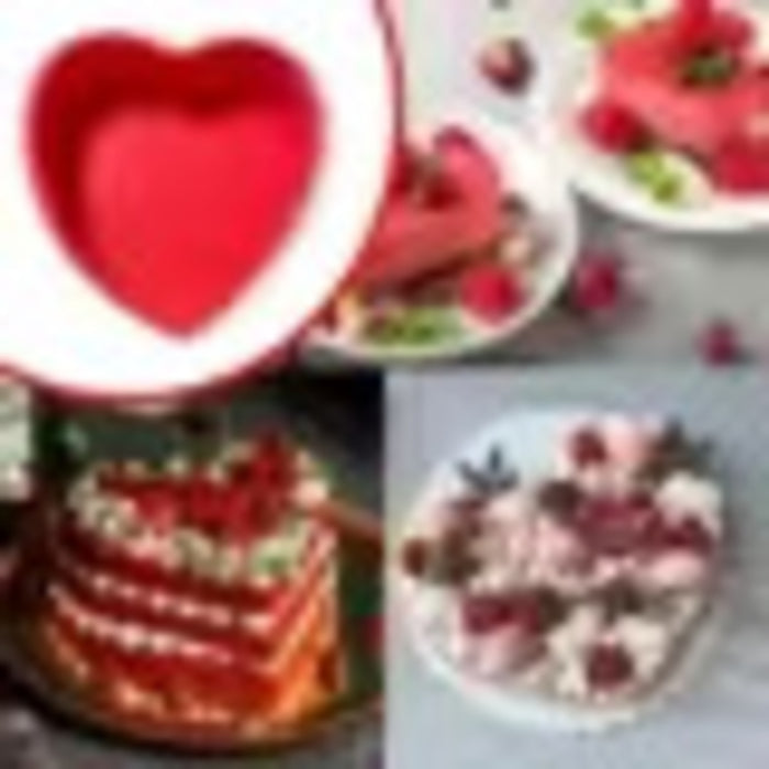 Heart Shaped Silicone Cake Mould | For 500 grams bake