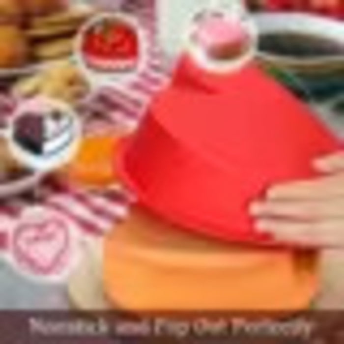 Heart Shaped Silicone Cake Mould | For 500 grams bake