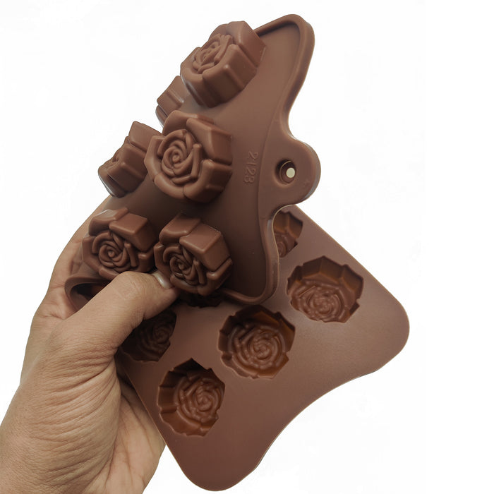 15 Cavity Rose Silicone Chocolate Mould