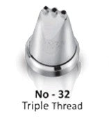 Noor Icing Nozzle | 3 Thread | No. 32